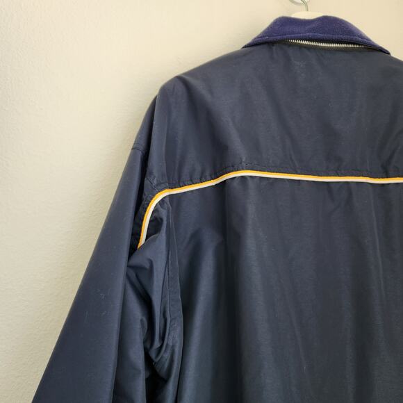 Vintage 80s Mens Andy's Sportswear Blue Alaska Fleece Lined Rain Jacket XXL - Picture 6 of 9